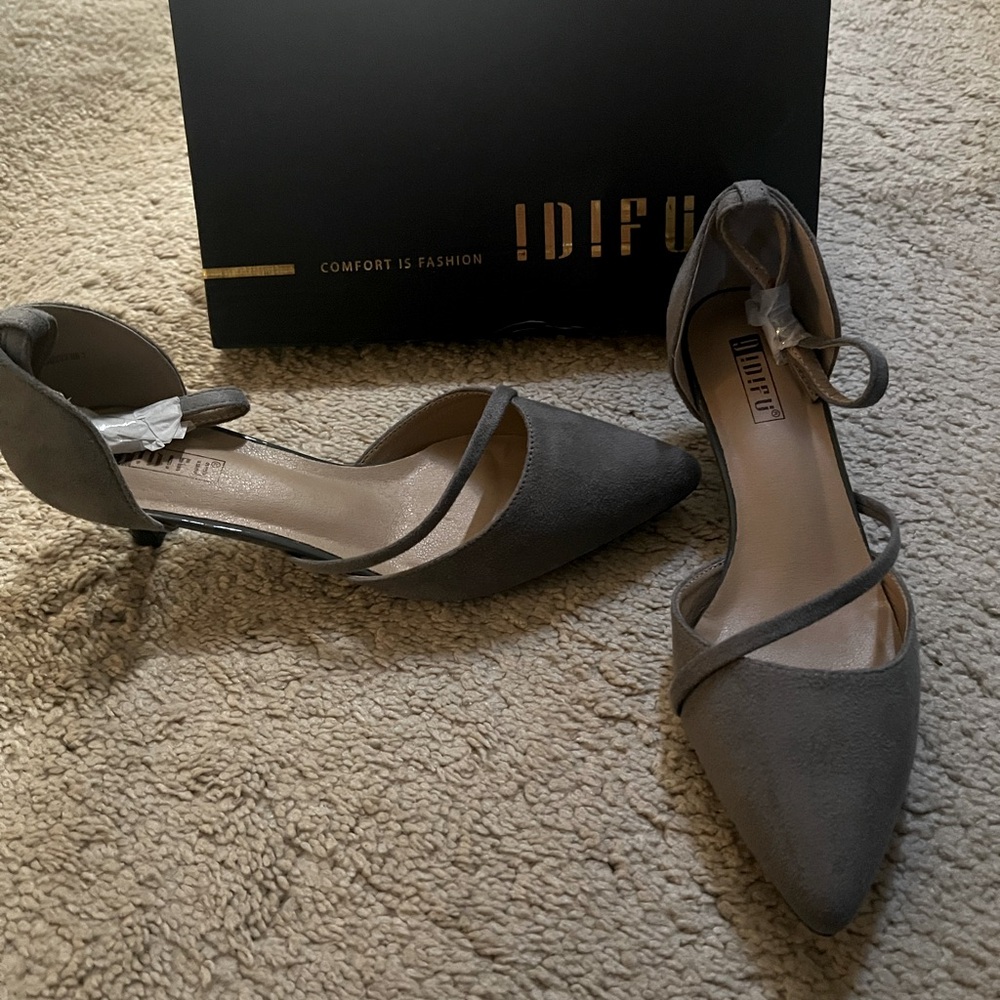 IDIFU Women IN2 Maxine Low Kitten Heels Dress Pumps
